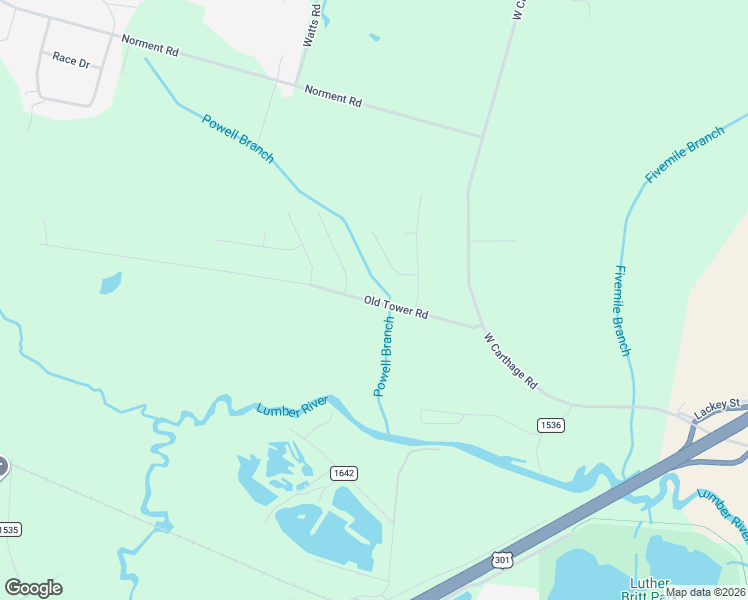 map of restaurants, bars, coffee shops, grocery stores, and more near 274 Sanderson Road in Lumberton