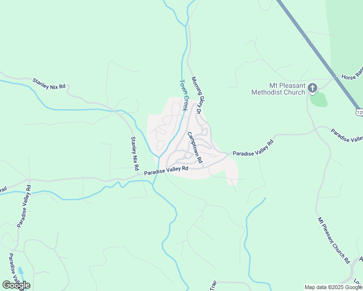map of restaurants, bars, coffee shops, grocery stores, and more near 335 Hidden Valley Road in Cleveland