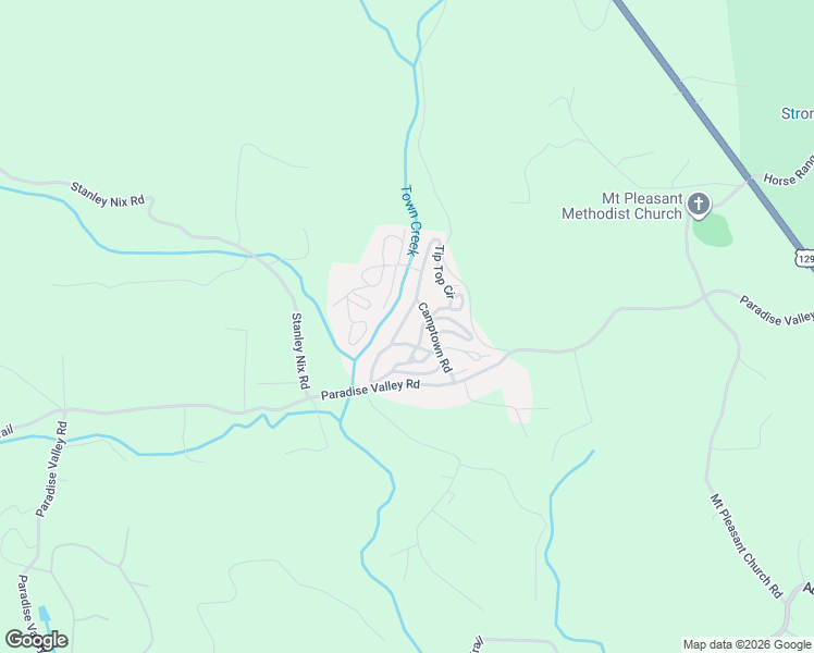 map of restaurants, bars, coffee shops, grocery stores, and more near 335 Hidden Valley Road in Cleveland