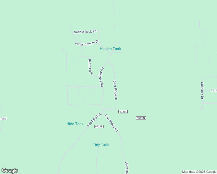 map of restaurants, bars, coffee shops, grocery stores, and more near 2199 Pine Valley Road in Happy Jack