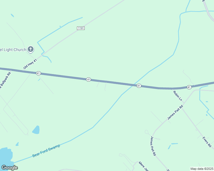 map of restaurants, bars, coffee shops, grocery stores, and more near 10203 North Carolina 41 in Bladenboro