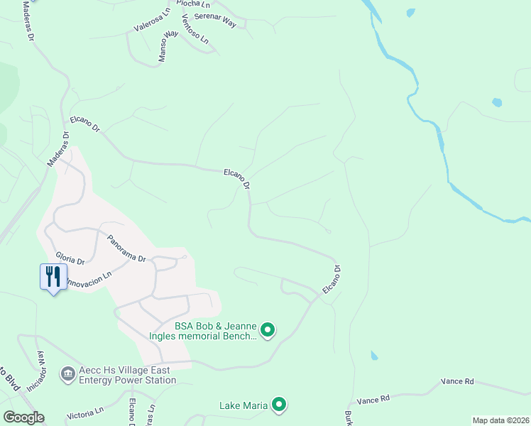 map of restaurants, bars, coffee shops, grocery stores, and more near 2 Arturo Lane in Hot Springs Village