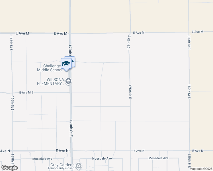 map of restaurants, bars, coffee shops, grocery stores, and more near East Avenue M 8 in Los Angeles County