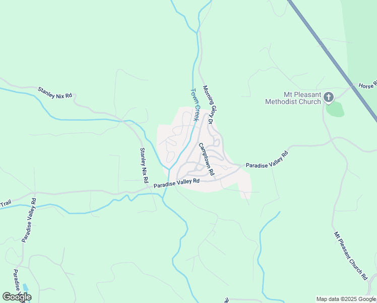map of restaurants, bars, coffee shops, grocery stores, and more near 335 Hidden Valley Road in Cleveland