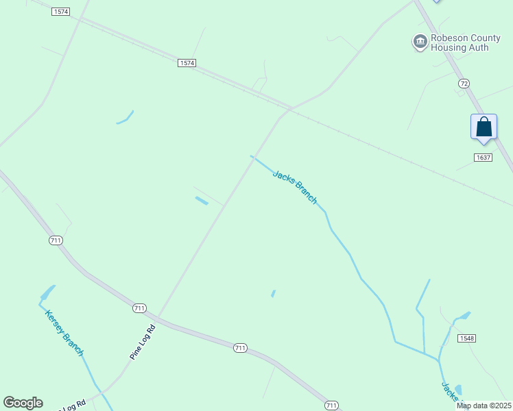 map of restaurants, bars, coffee shops, grocery stores, and more near 1938 Pine Log Road in Lumberton