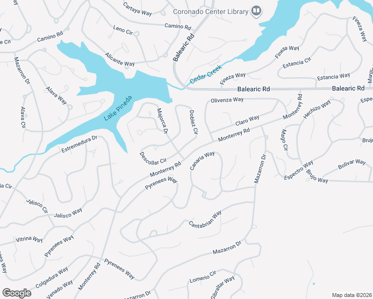 map of restaurants, bars, coffee shops, grocery stores, and more near 6 Doblez Circle in Hot Springs