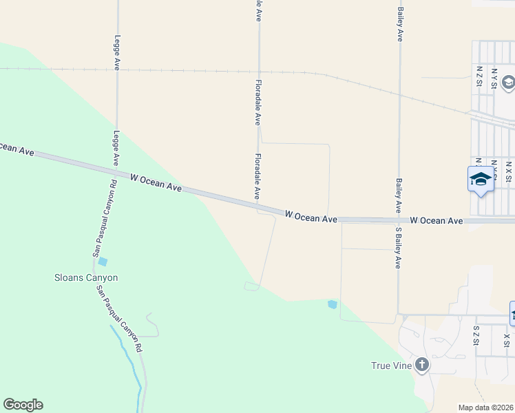 map of restaurants, bars, coffee shops, grocery stores, and more near 0 Floradale Avenue in Lompoc