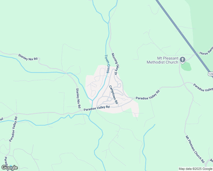 map of restaurants, bars, coffee shops, grocery stores, and more near 335 Hidden Valley Road in Cleveland