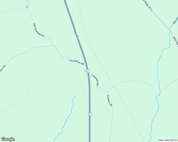 map of restaurants, bars, coffee shops, grocery stores, and more near 9600 Old Highway 411 in Chatsworth