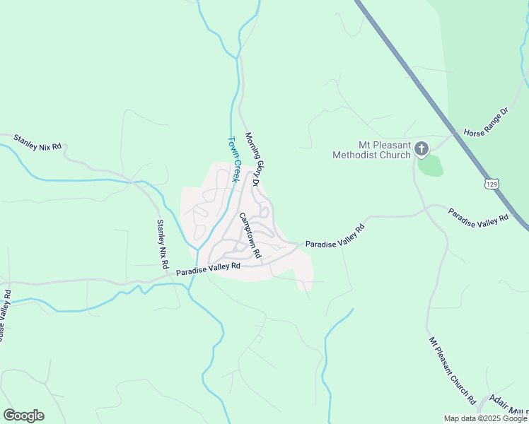 map of restaurants, bars, coffee shops, grocery stores, and more near 261 Camptown Road in Cleveland