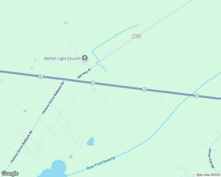 map of restaurants, bars, coffee shops, grocery stores, and more near 10665 North Carolina 41 in Bladenboro