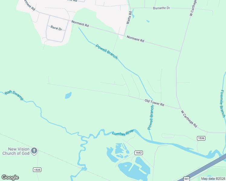 map of restaurants, bars, coffee shops, grocery stores, and more near 288 River Road in Lumberton