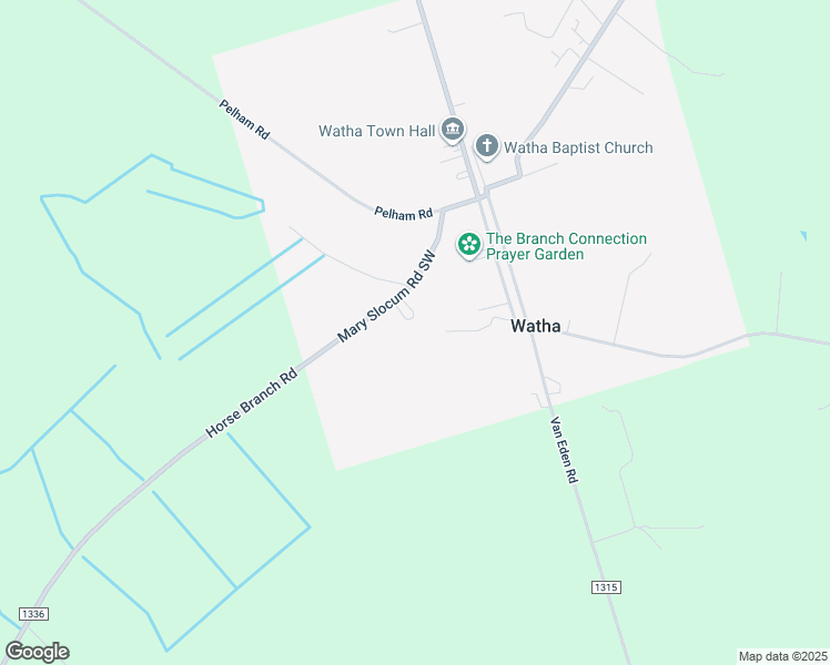 map of restaurants, bars, coffee shops, grocery stores, and more near 8778 Mary Slocum Road Southwest in Watha
