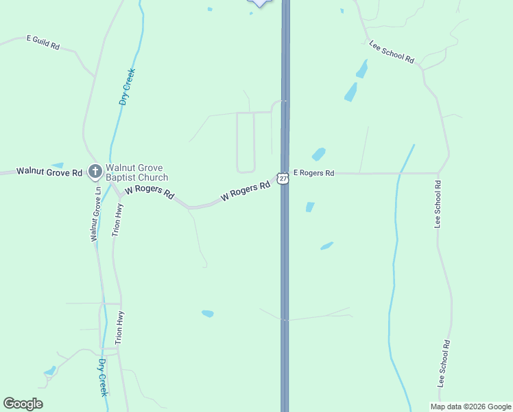 map of restaurants, bars, coffee shops, grocery stores, and more near 4412 U.S. 27 in LaFayette