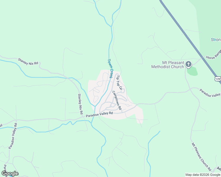 map of restaurants, bars, coffee shops, grocery stores, and more near 171 Paradise Valley Road in Cleveland