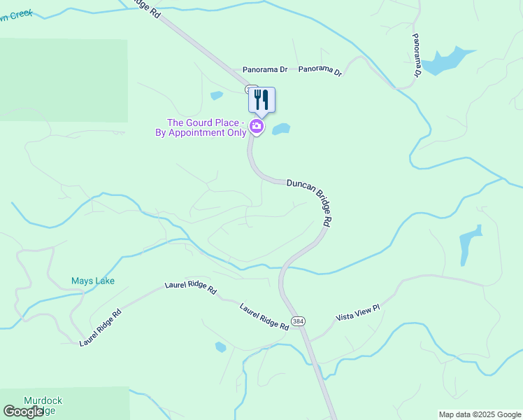 map of restaurants, bars, coffee shops, grocery stores, and more near 85 Glenns Drive in Sautee Nacoochee