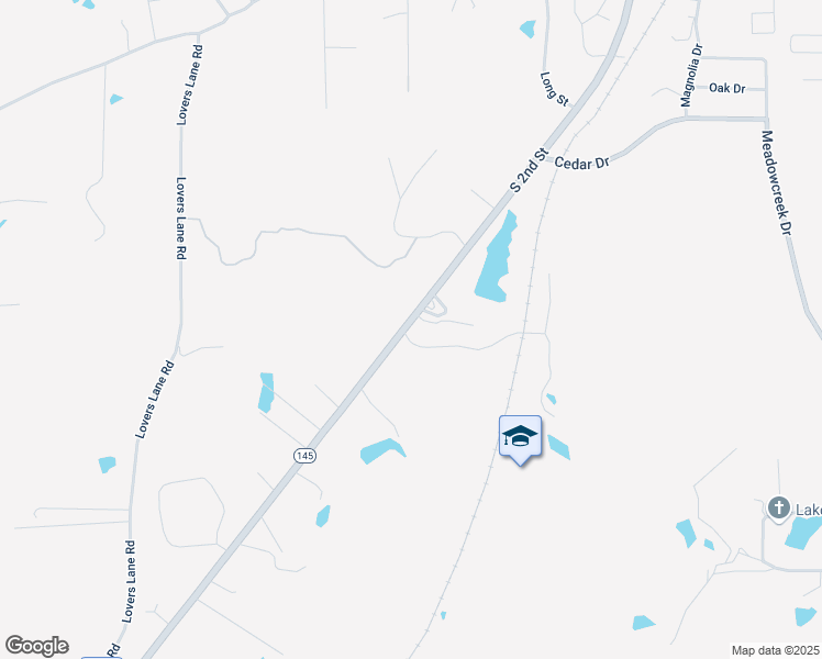 map of restaurants, bars, coffee shops, grocery stores, and more near 154 West Franks Road in Booneville