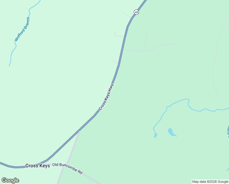 map of restaurants, bars, coffee shops, grocery stores, and more near 4367 Cross Keys Highway in Union