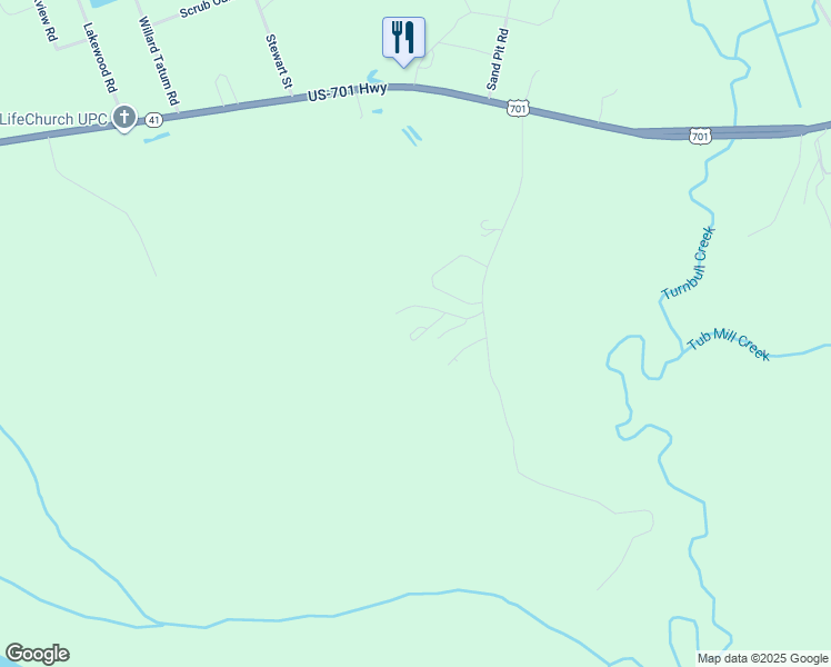map of restaurants, bars, coffee shops, grocery stores, and more near Randolph Drive in Elizabethtown