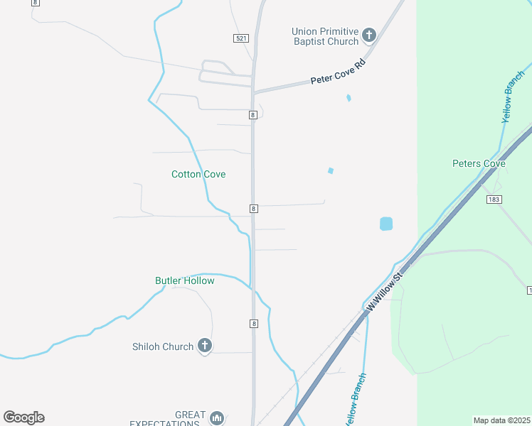 map of restaurants, bars, coffee shops, grocery stores, and more near 6 Butler Street in Woodville