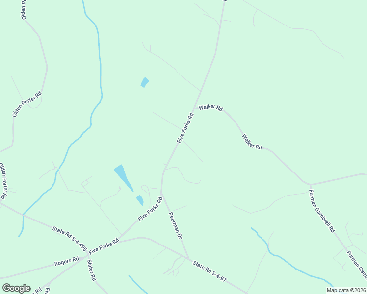 map of restaurants, bars, coffee shops, grocery stores, and more near 102 Bryson Road in Pendleton