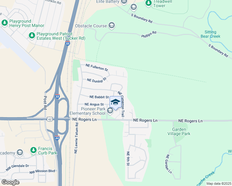 map of restaurants, bars, coffee shops, grocery stores, and more near 3216 Northeast Cimarron Trail in Lawton