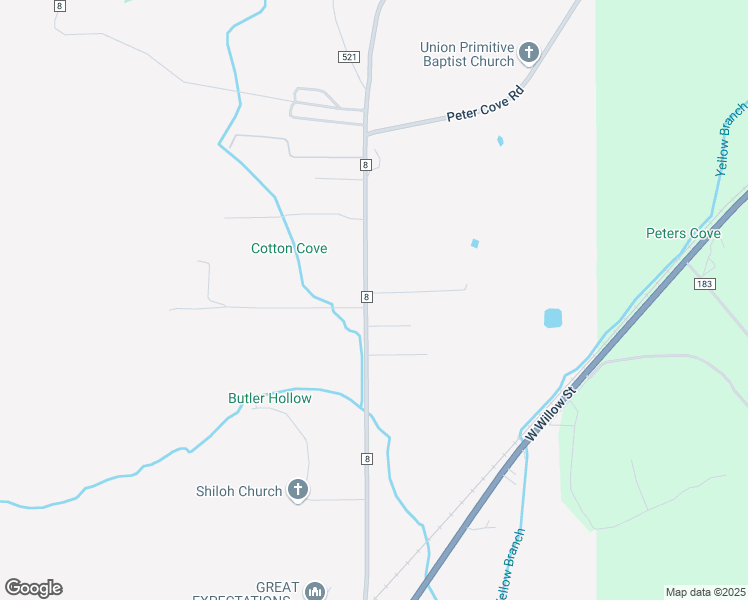 map of restaurants, bars, coffee shops, grocery stores, and more near 6 Butler Street in Woodville