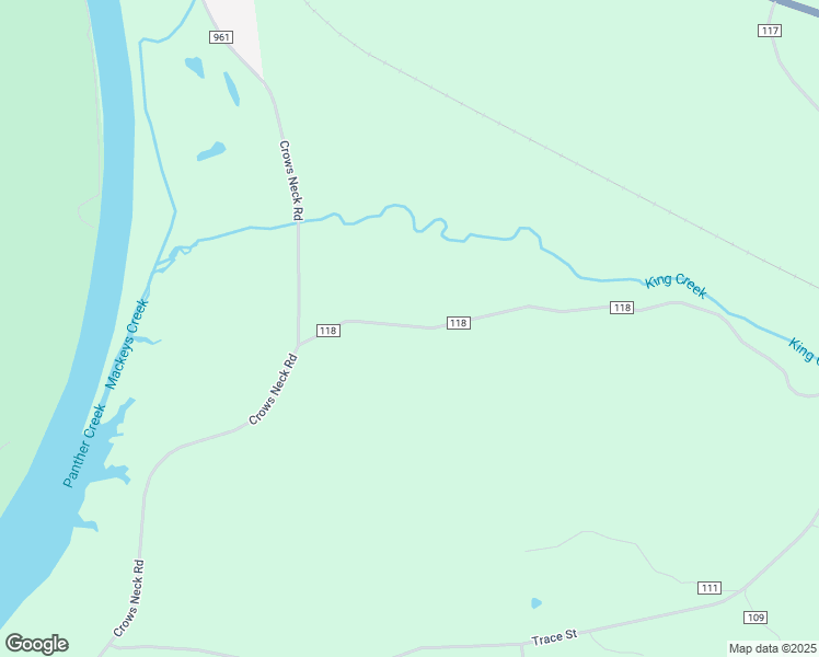 map of restaurants, bars, coffee shops, grocery stores, and more near 24 County Road 118 in Tishomingo