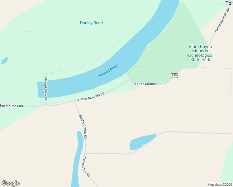 map of restaurants, bars, coffee shops, grocery stores, and more near 1220 Toltec Mounds Road in Scott