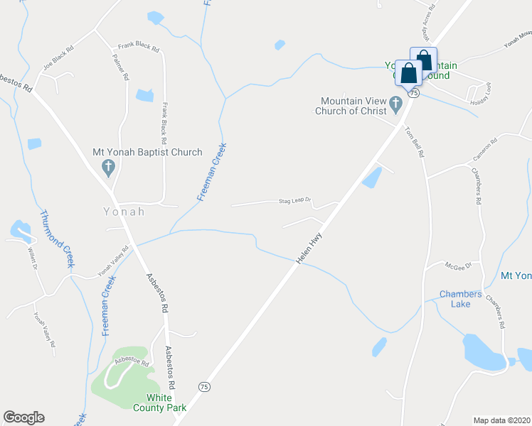 map of restaurants, bars, coffee shops, grocery stores, and more near 19 Wapiti Lane in Cleveland