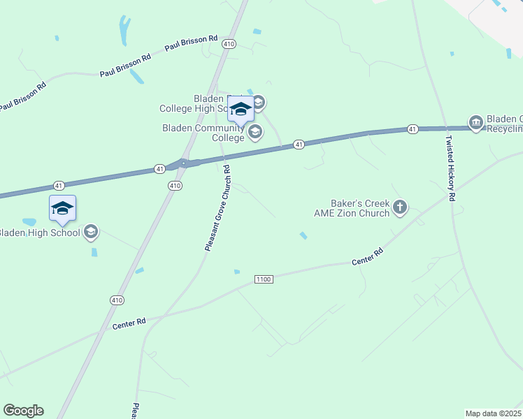 map of restaurants, bars, coffee shops, grocery stores, and more near 164 Stephies Way in Bladenboro