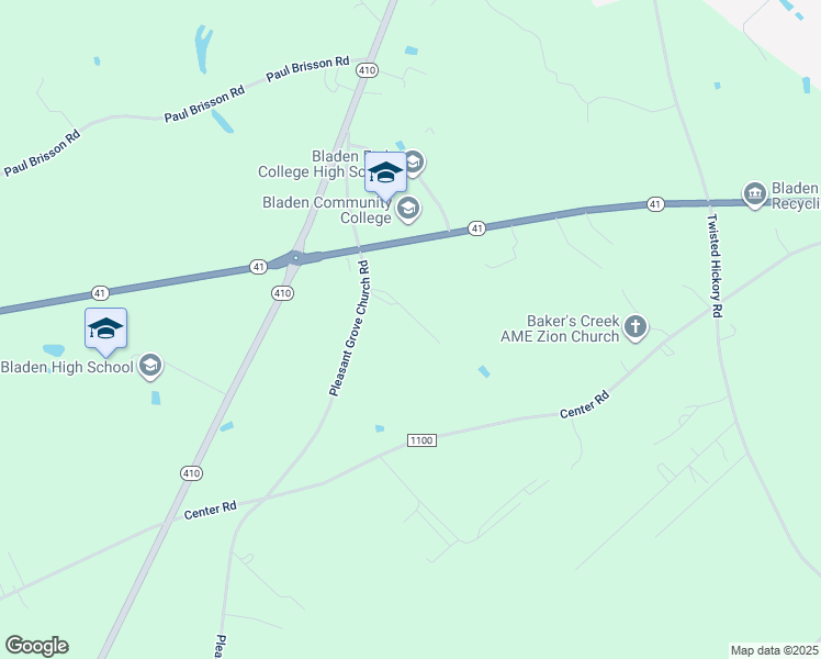 map of restaurants, bars, coffee shops, grocery stores, and more near 146 Stephies Way in Bladenboro