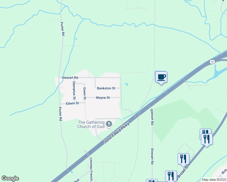 map of restaurants, bars, coffee shops, grocery stores, and more near 1501 Bankston Street in Scottsboro