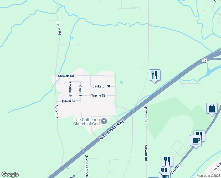 map of restaurants, bars, coffee shops, grocery stores, and more near 1501 Bankston Street in Scottsboro