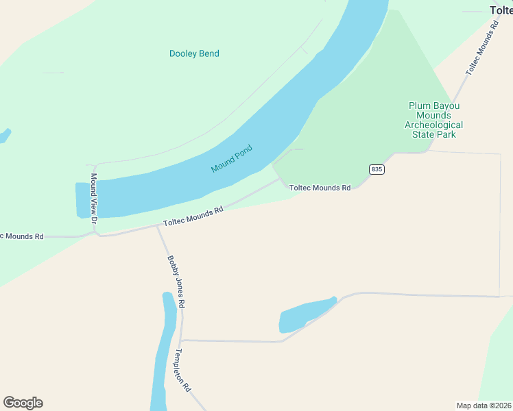 map of restaurants, bars, coffee shops, grocery stores, and more near 1220 Toltec Mounds Road in Scott