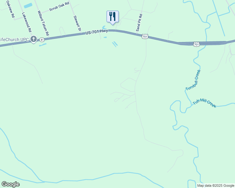 map of restaurants, bars, coffee shops, grocery stores, and more near Randolph Drive in Elizabethtown