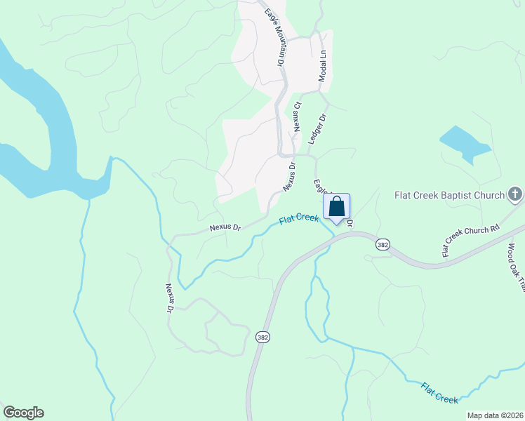 map of restaurants, bars, coffee shops, grocery stores, and more near 332-500 Nexus Dr in Ellijay