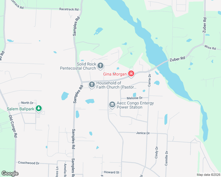 map of restaurants, bars, coffee shops, grocery stores, and more near 8416 Hart Road in Benton