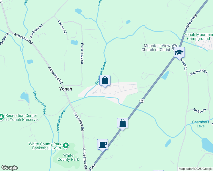 map of restaurants, bars, coffee shops, grocery stores, and more near 71 Stag Leap Drive in Cleveland
