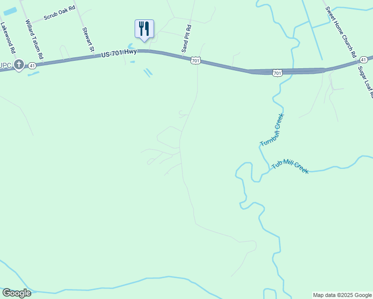 map of restaurants, bars, coffee shops, grocery stores, and more near 473 Frank Melvin Road in Elizabethtown