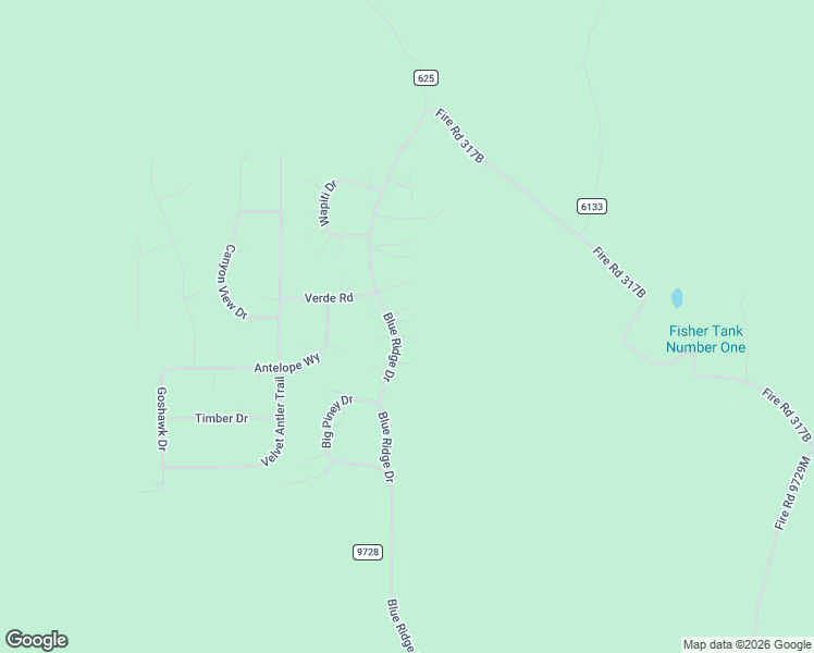 map of restaurants, bars, coffee shops, grocery stores, and more near 2381 Blue Ridge Drive in Happy Jack