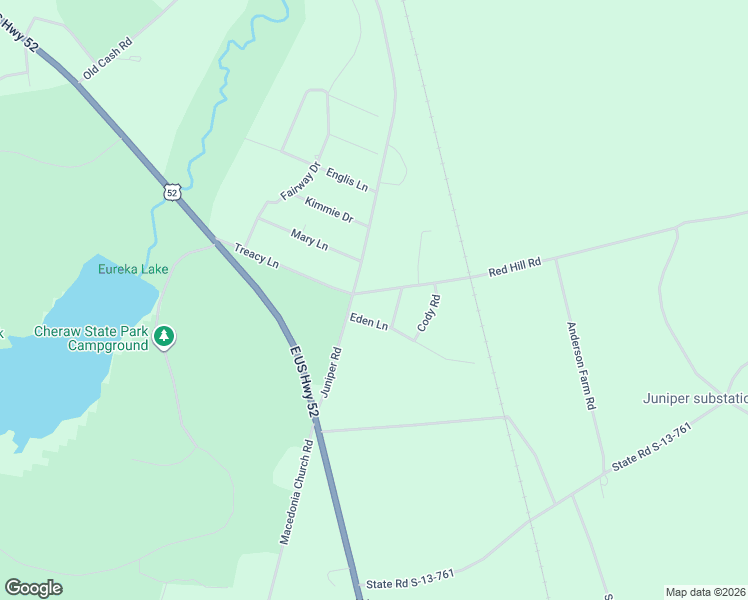 map of restaurants, bars, coffee shops, grocery stores, and more near 100 Treacy Lane in Cheraw