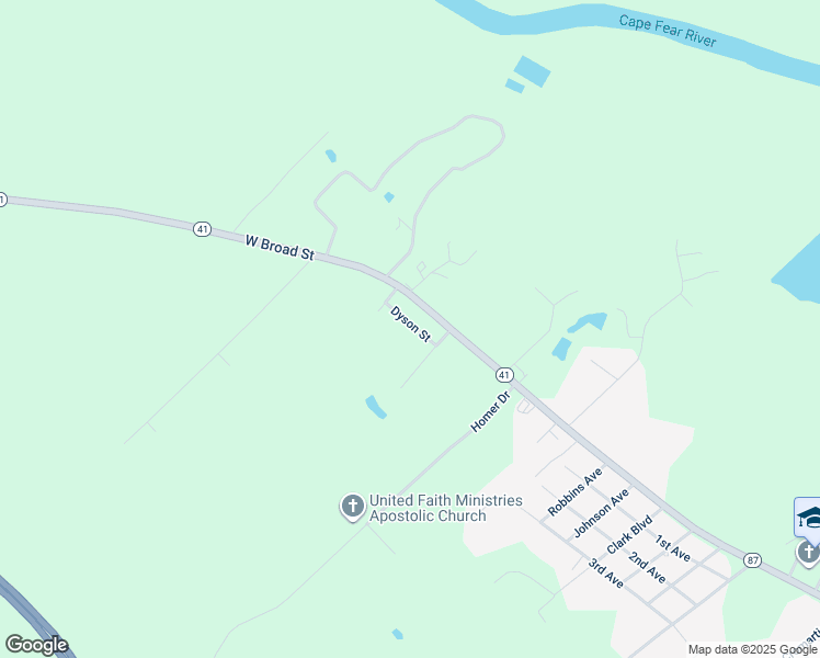 map of restaurants, bars, coffee shops, grocery stores, and more near 2915 Dyson Street in Elizabethtown