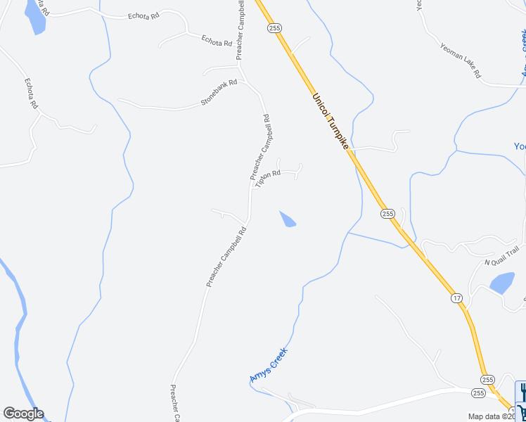 map of restaurants, bars, coffee shops, grocery stores, and more near 874 Preacher Campbell Road in Clarkesville