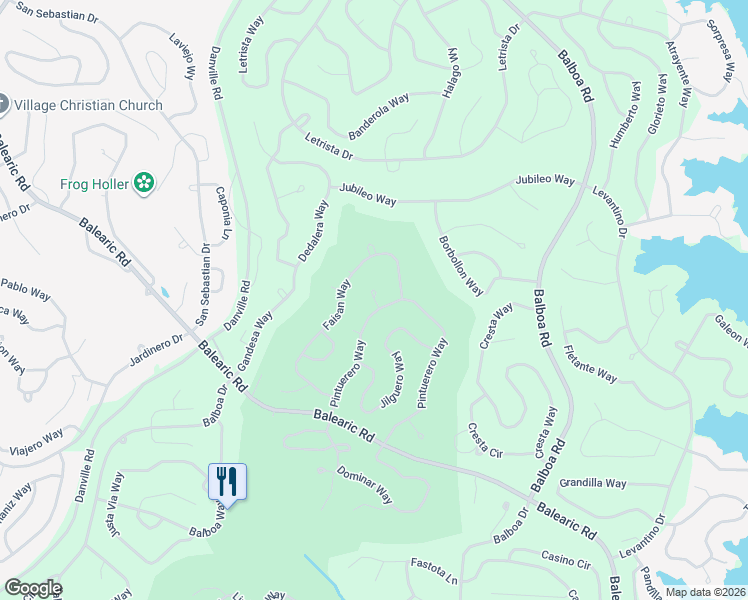 map of restaurants, bars, coffee shops, grocery stores, and more near 4 Jilguero Lane in Hot Springs Village
