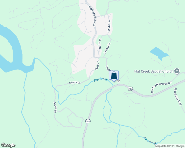 map of restaurants, bars, coffee shops, grocery stores, and more near 140 Nexus Drive in Ellijay