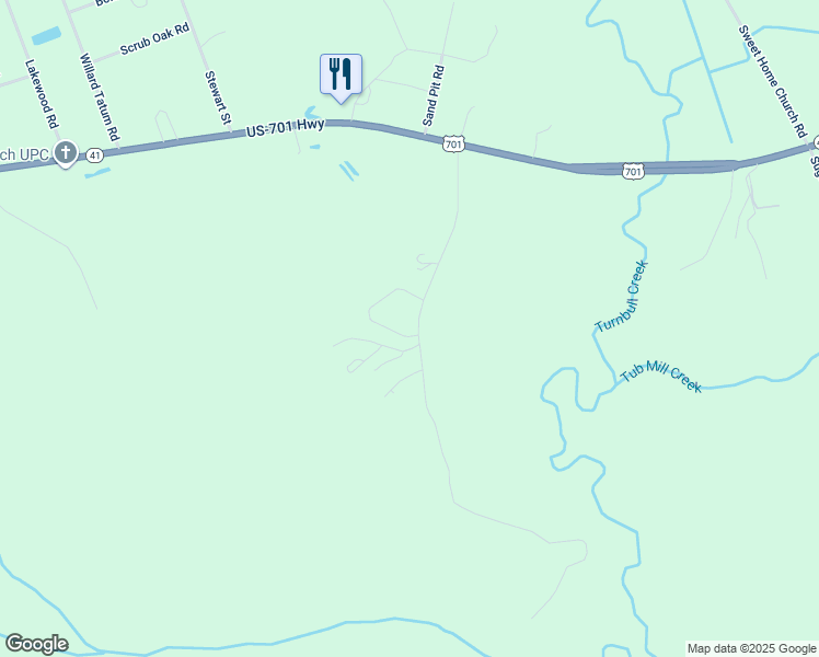 map of restaurants, bars, coffee shops, grocery stores, and more near 426 Frank Melvin Road in Elizabethtown