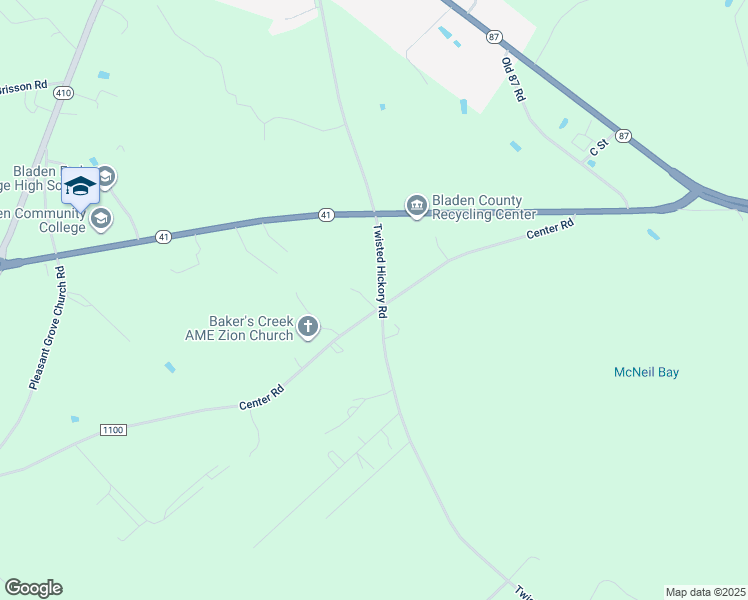 map of restaurants, bars, coffee shops, grocery stores, and more near 24 Eunice Road in Elizabethtown