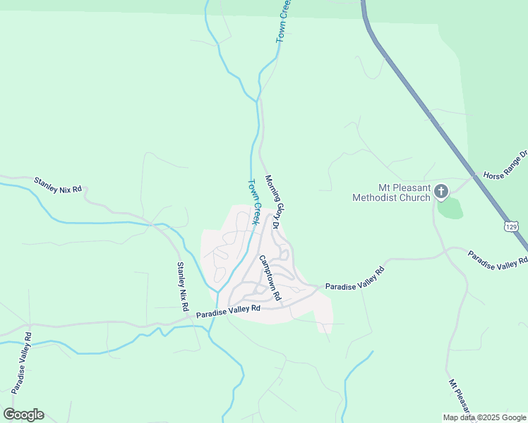 map of restaurants, bars, coffee shops, grocery stores, and more near 533 Hidden Valley Road in Cleveland