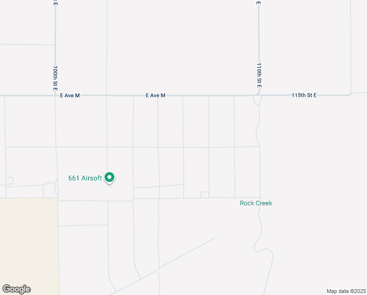 map of restaurants, bars, coffee shops, grocery stores, and more near 106th Street East in Palmdale